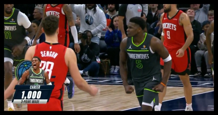  23歲186天！愛德華茲成NBA歷史上最年輕投進(jìn)1000記三分球員