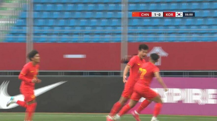  U22國(guó)足1-0韓國(guó)全場(chǎng)數(shù)據(jù)：控球率49%落后韓國(guó)，10射7正領(lǐng)先對(duì)手